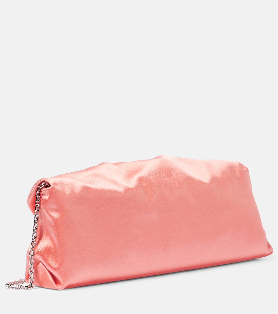 Efflorescence embellished satin clutch | Roger Vivier