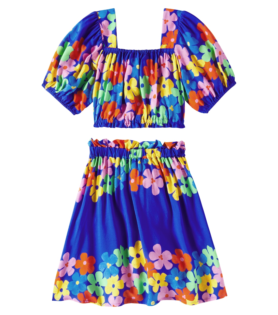 Top e gonna Saia Cor-De-Flor in cotone | Fábula