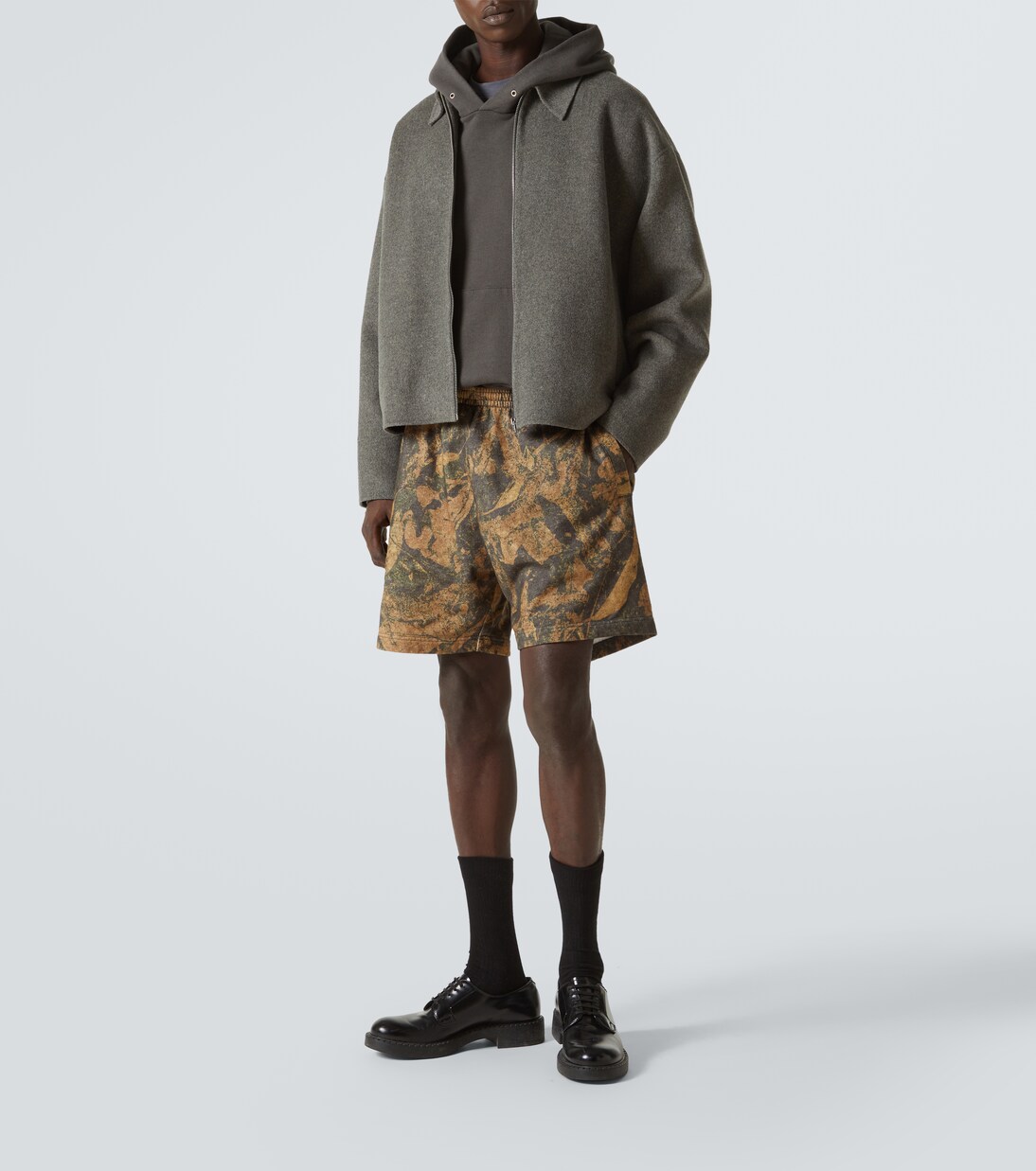 Shorts de algodón con camuflaje | Acne Studios