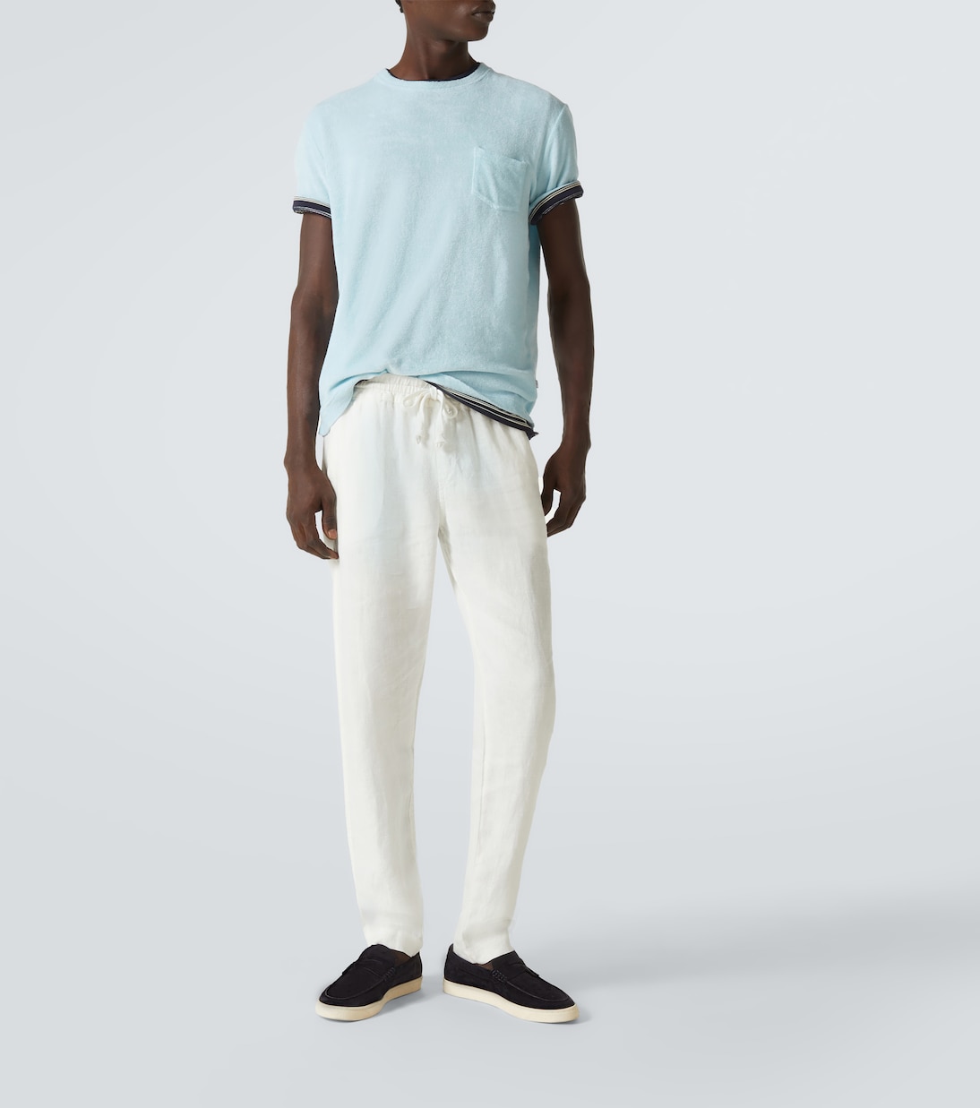 T-Shirt aus Baumwollfrottee | Fedeli