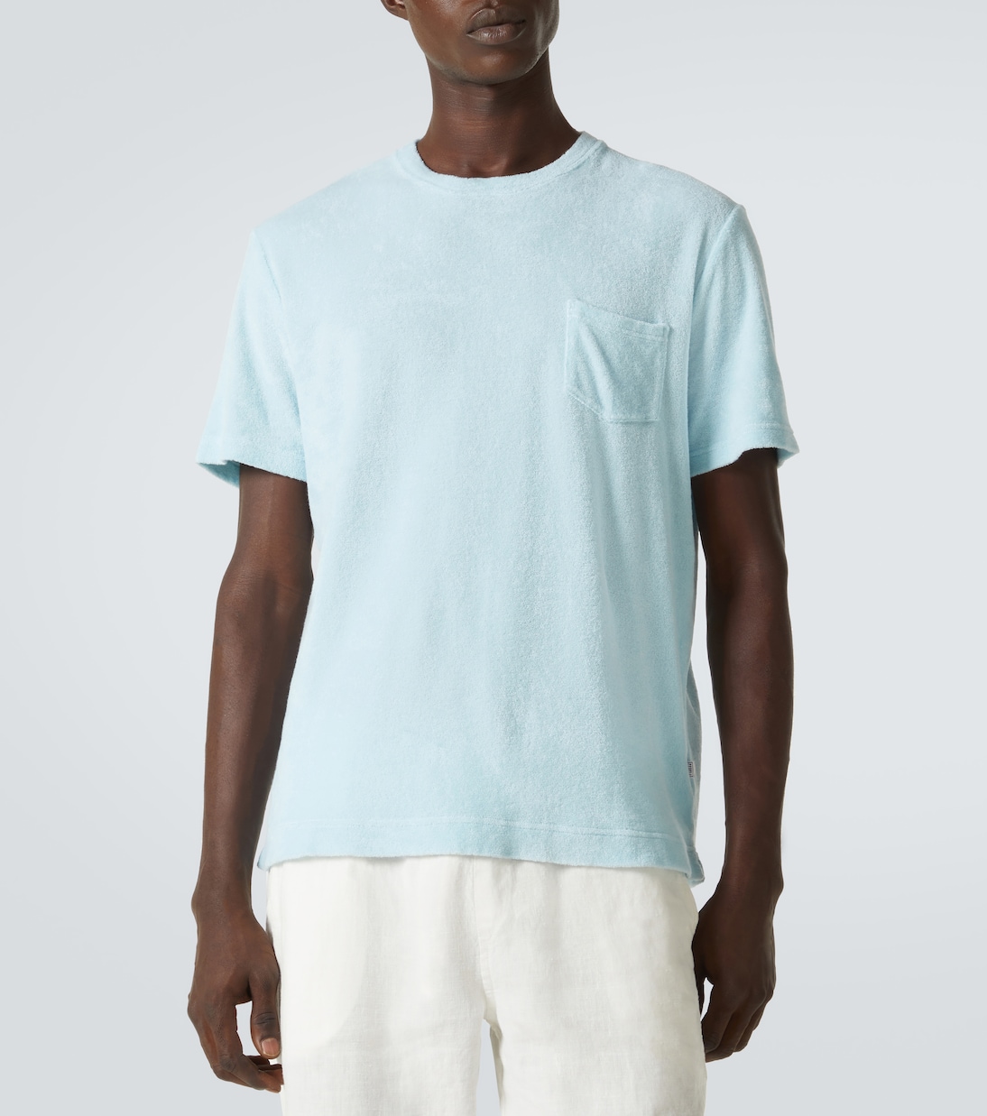 T-Shirt aus Baumwollfrottee | Fedeli