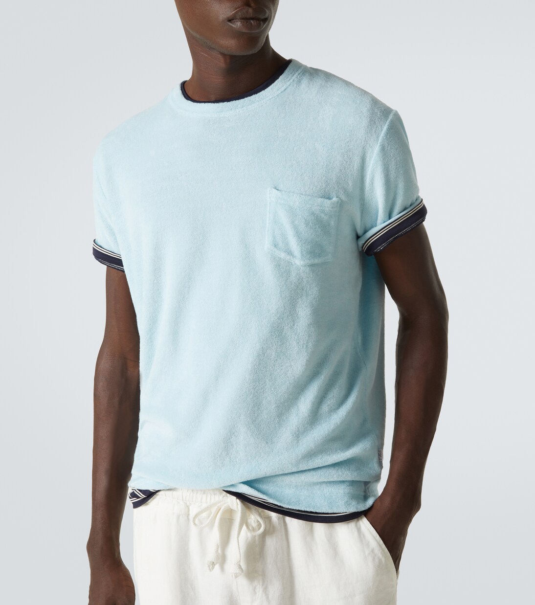 T-Shirt aus Baumwollfrottee | Fedeli