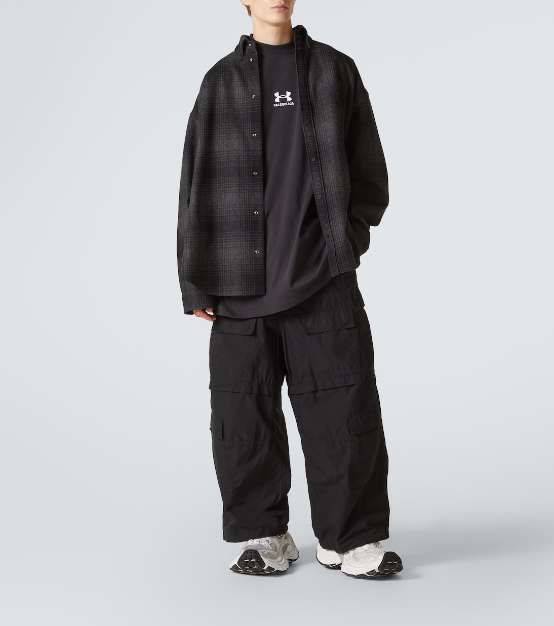 Camicia in flanella di misto lana | Balenciaga