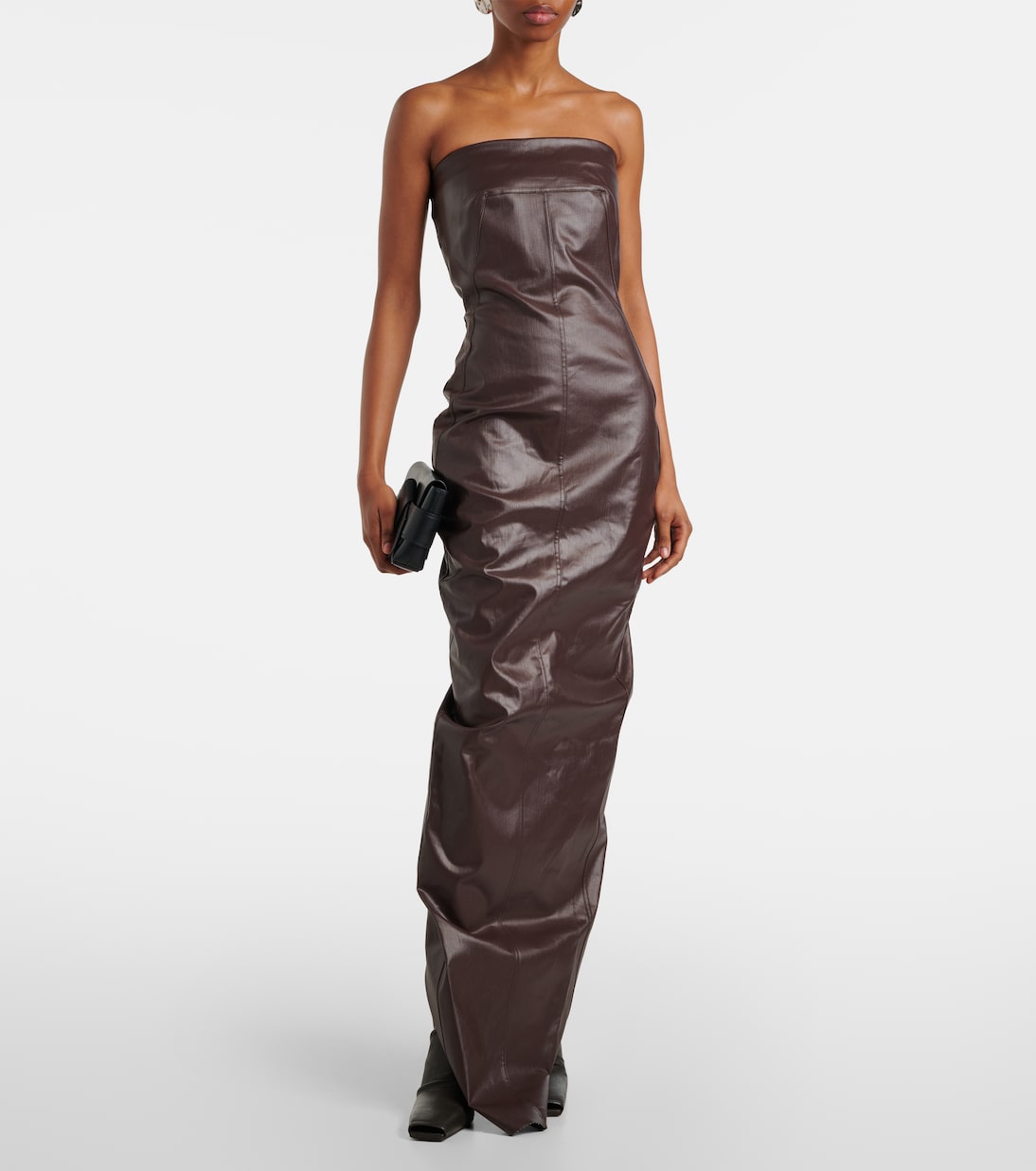 Denim bustier gown | Rick Owens