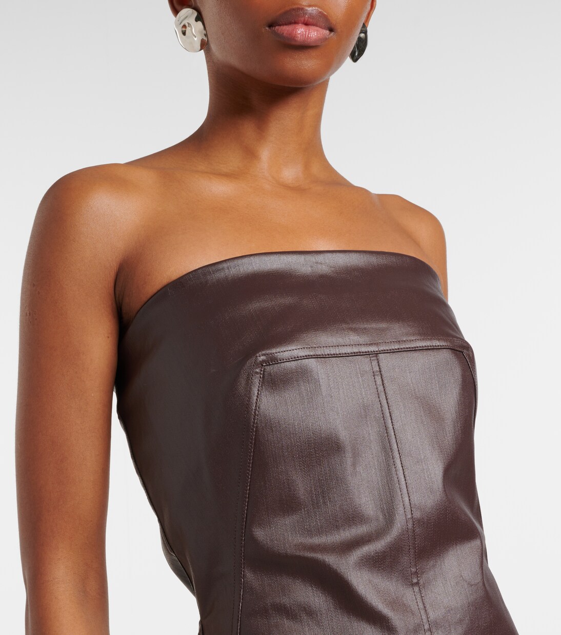 Denim bustier gown | Rick Owens