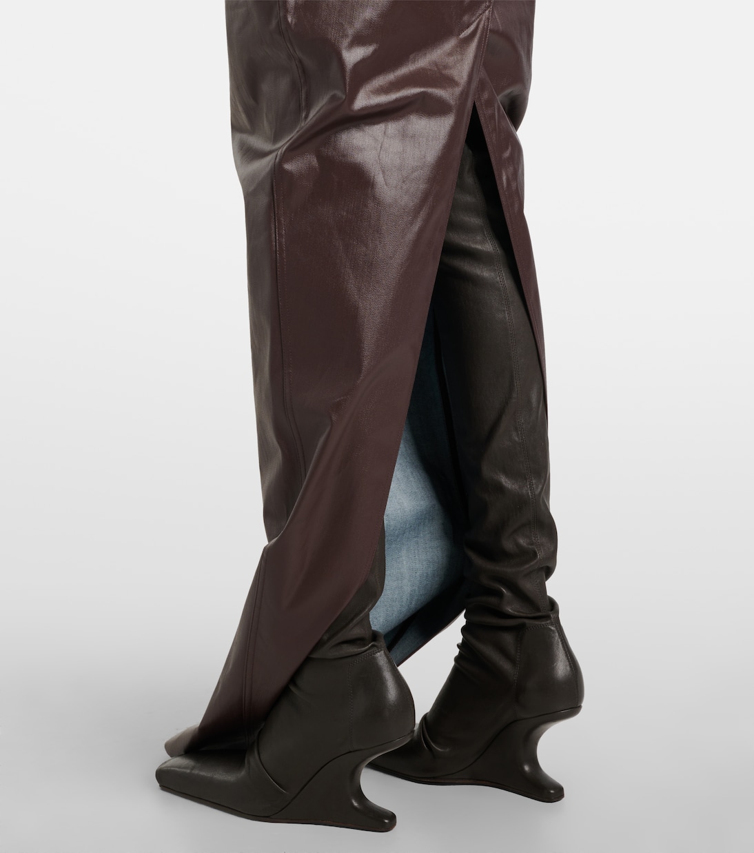 Denim bustier gown | Rick Owens