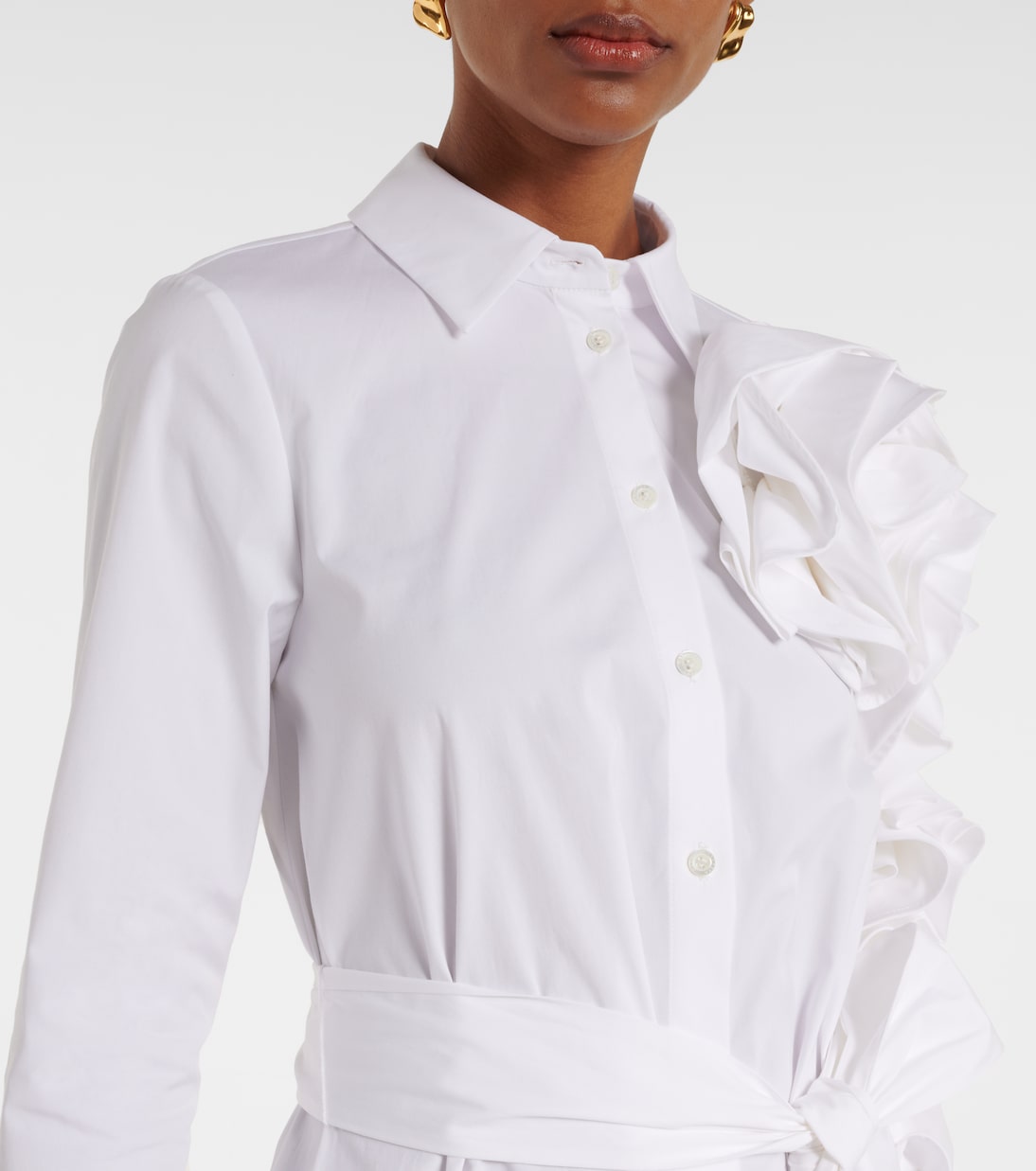 Hemdblusenkleid aus Popeline | Carolina Herrera