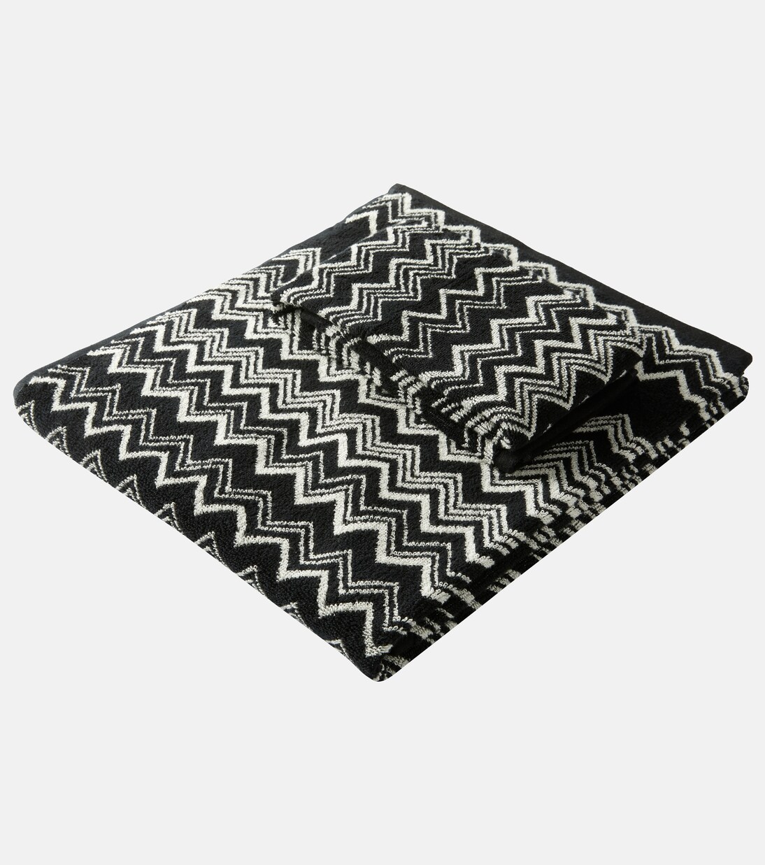Keith Zigzag hand towel and bath towel set | Missoni