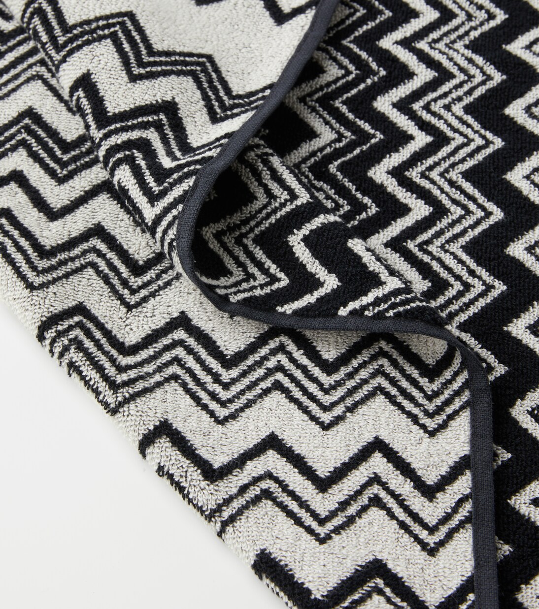 Keith Zigzag hand towel and bath towel set | Missoni