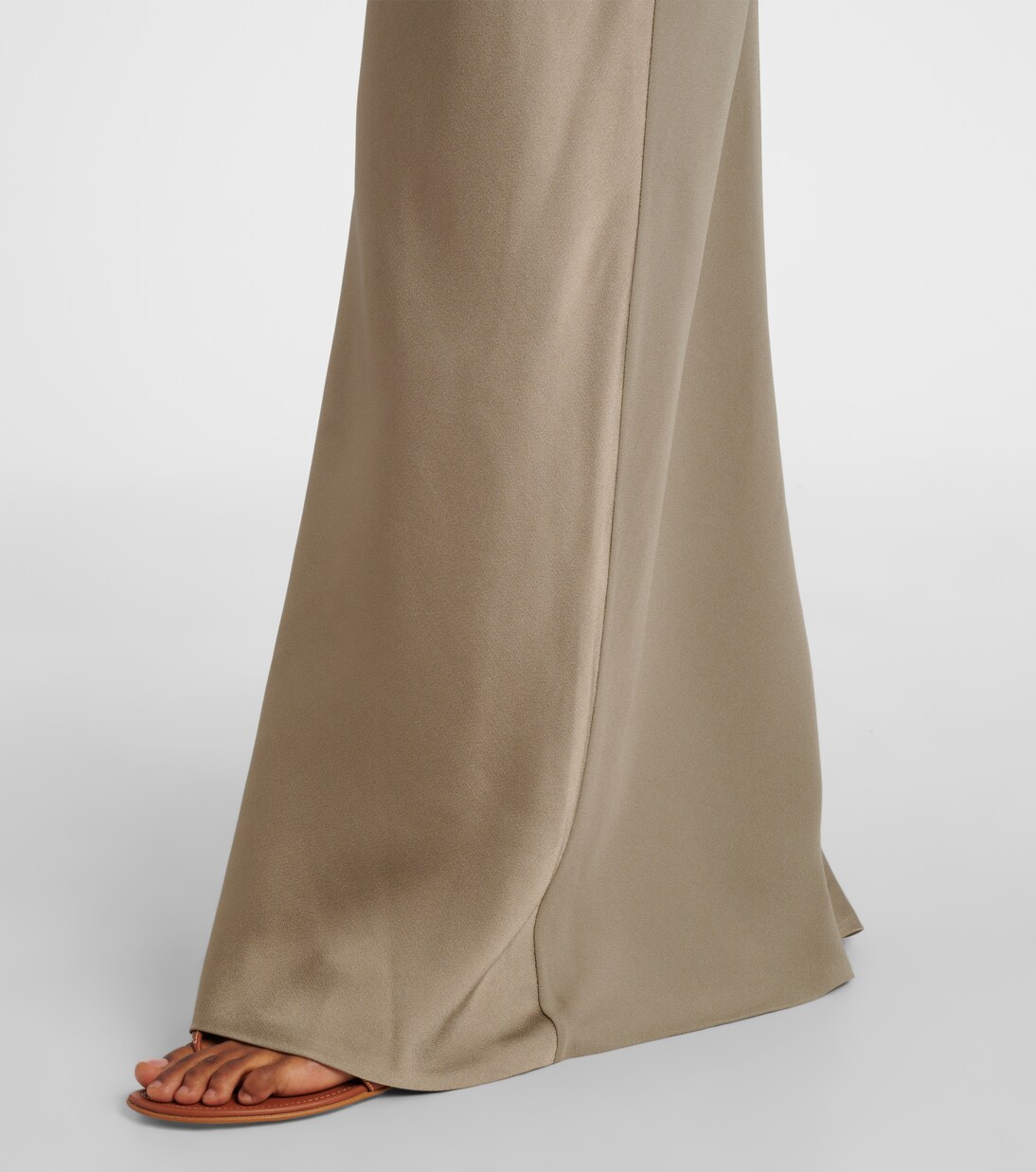 Robe longue en satin | Ami Paris