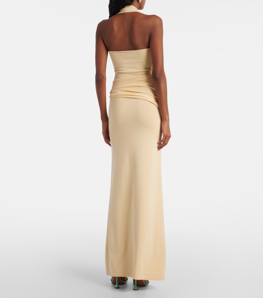 Robe longue en soie et coton | Aya Muse