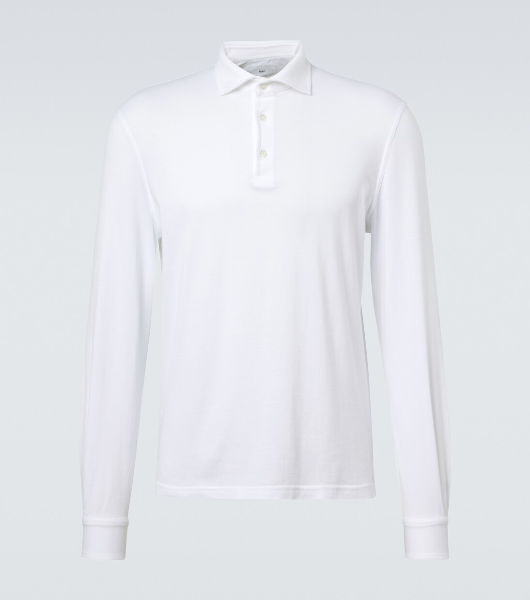 Polohemd Zero aus Baumwoll-Jersey | Fedeli