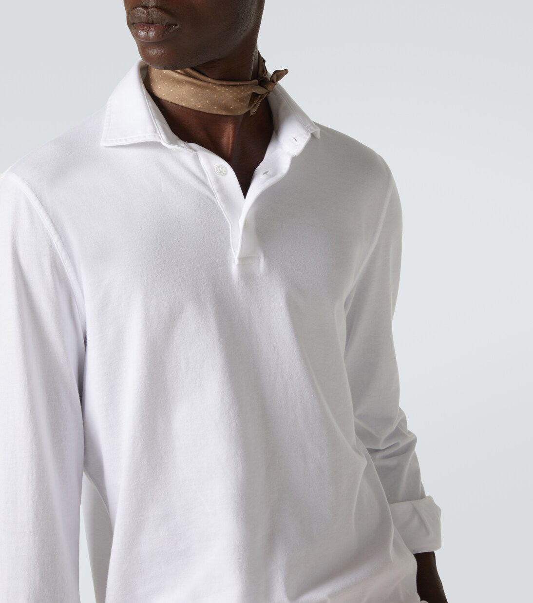 Polohemd Zero aus Baumwoll-Jersey | Fedeli