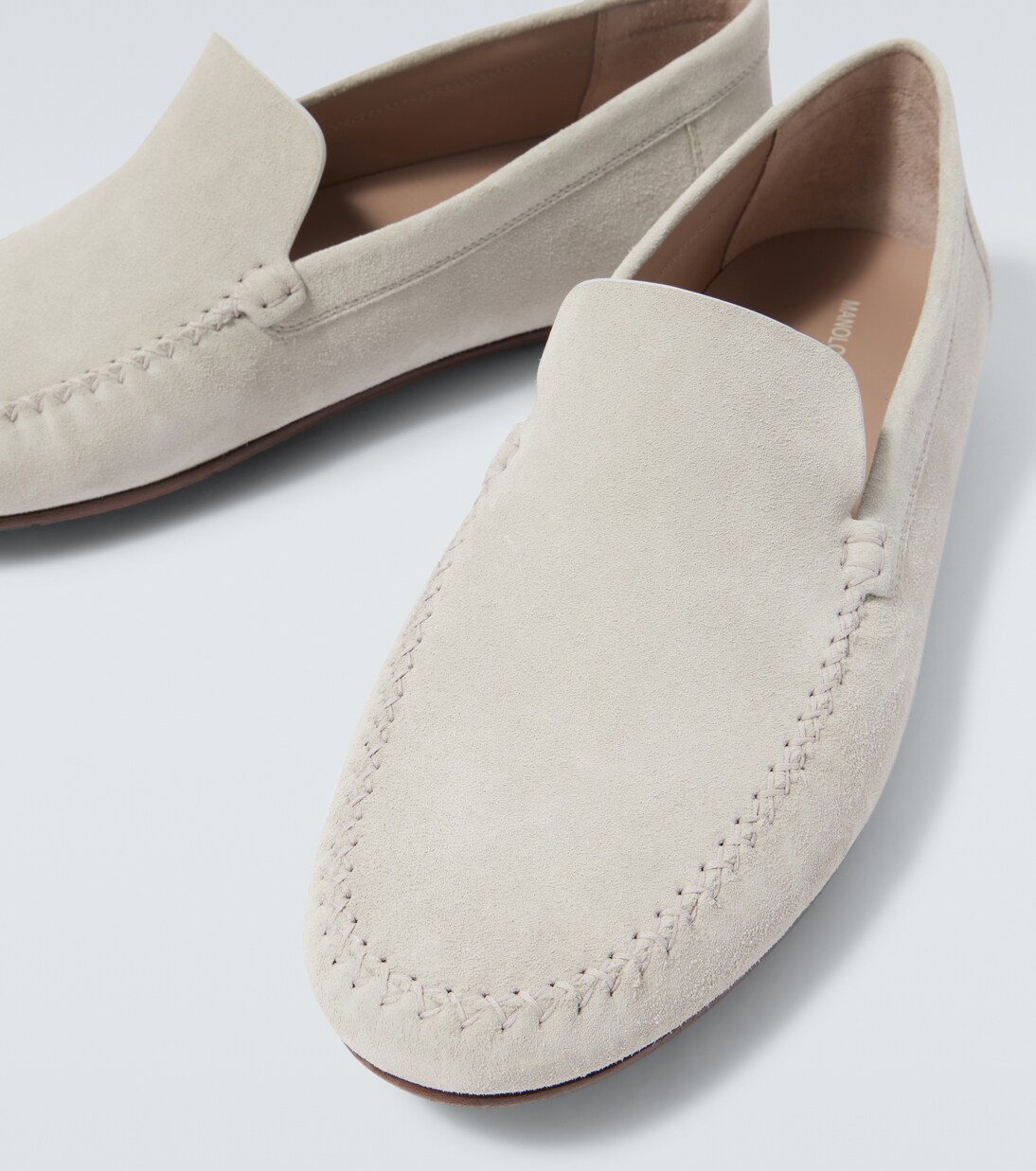 Alder suede loafers | Manolo Blahnik