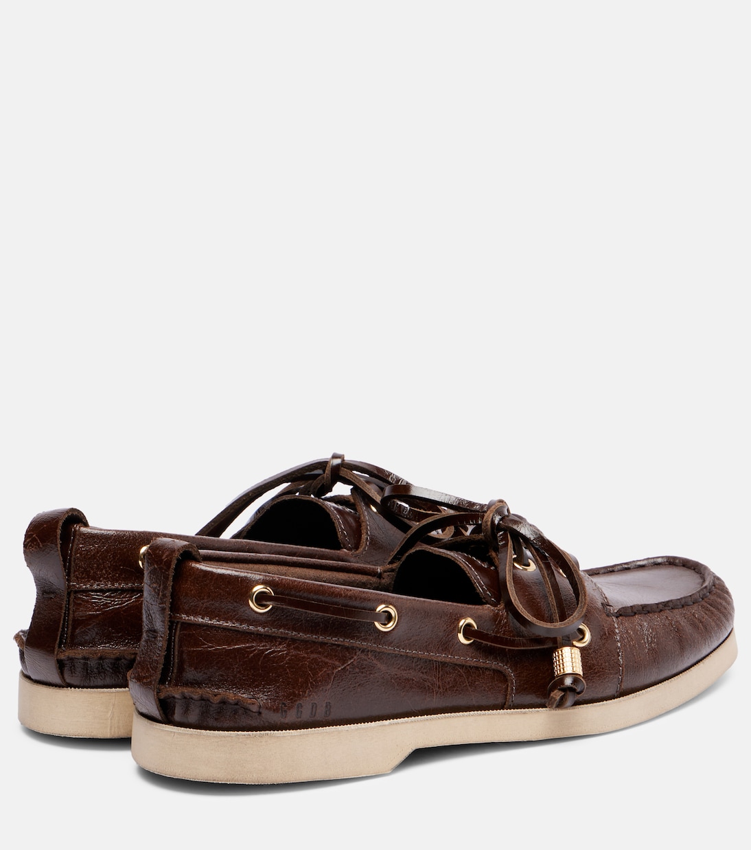 Leather boat shoes | Golden Goose