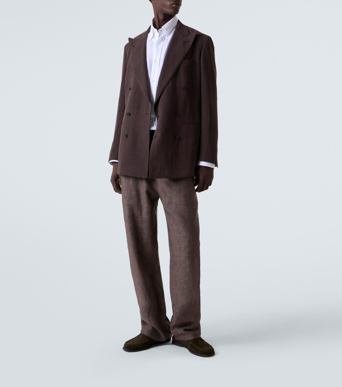 Weite Hose aus Leinen | Saman Amel