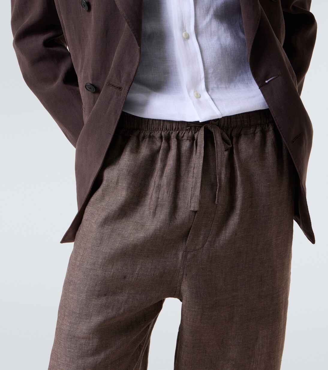 Weite Hose aus Leinen | Saman Amel