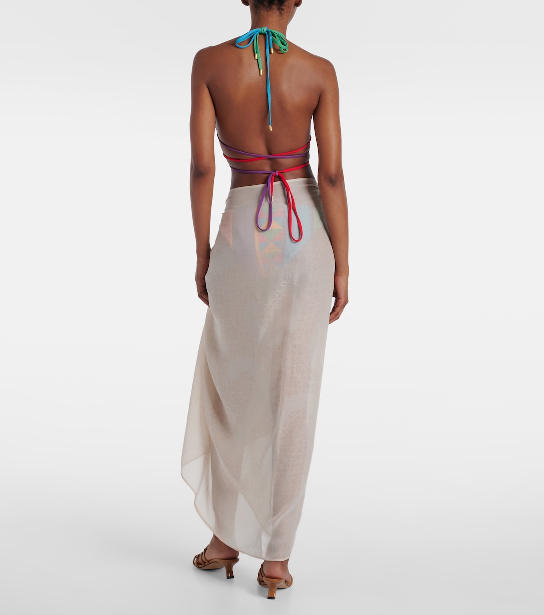 Anagram cotton beach cover-up | Loewe