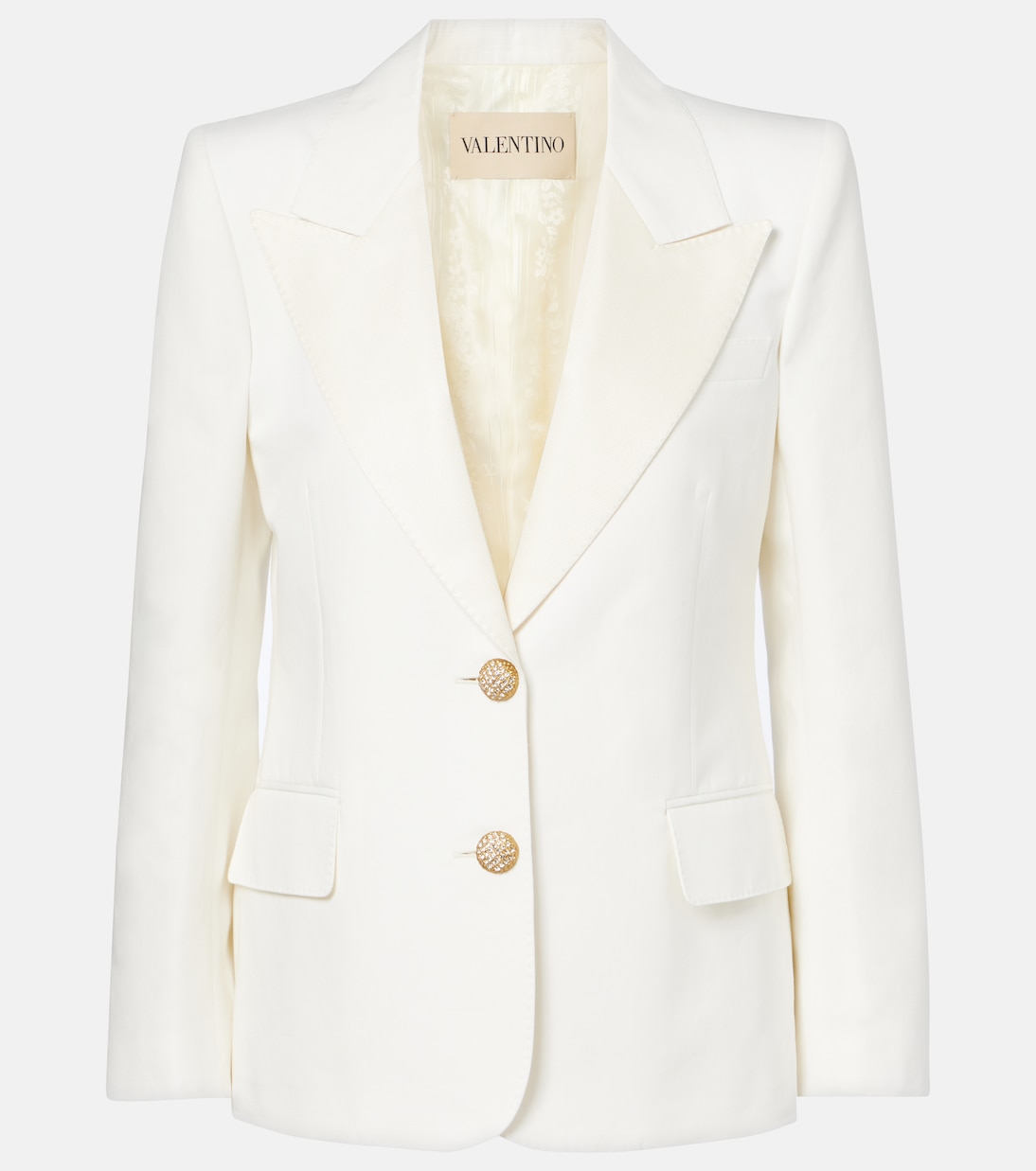 Blazer aus Baumwolle und Leinen | Valentino