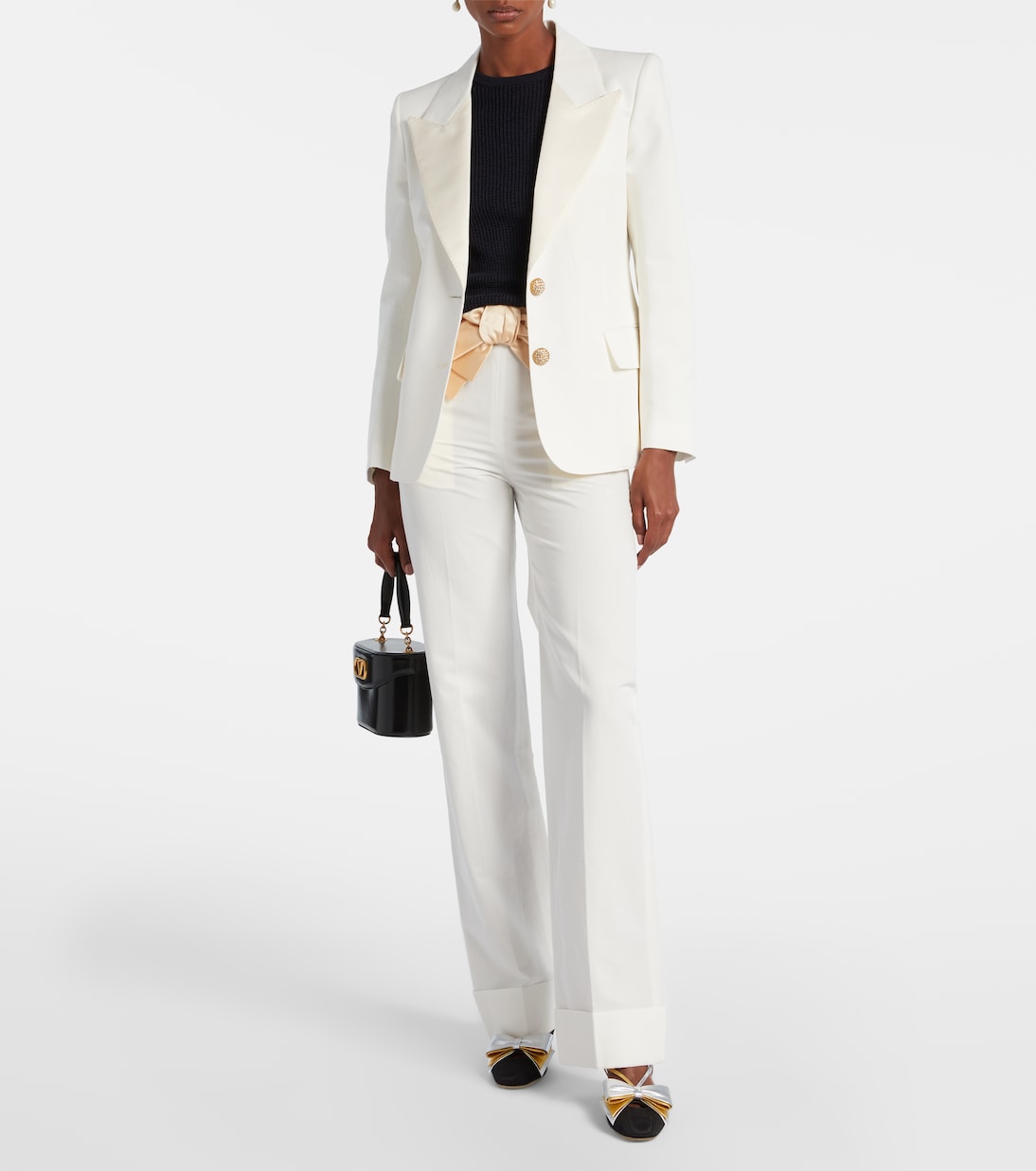 Blazer aus Baumwolle und Leinen | Valentino