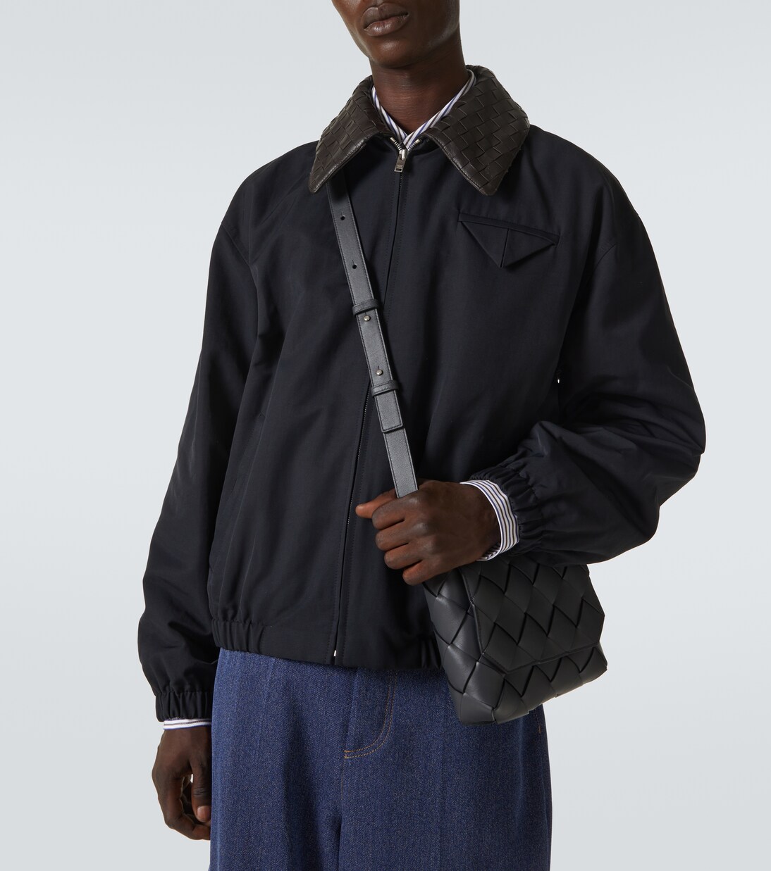 Diago Small leather crossbody bag | Bottega Veneta