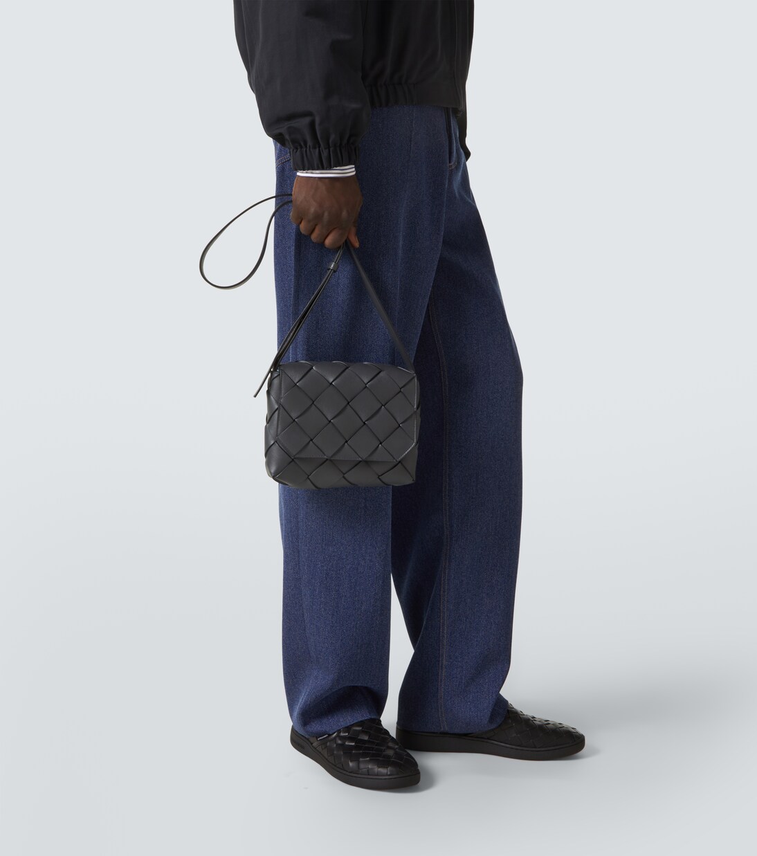 Diago Small leather crossbody bag | Bottega Veneta