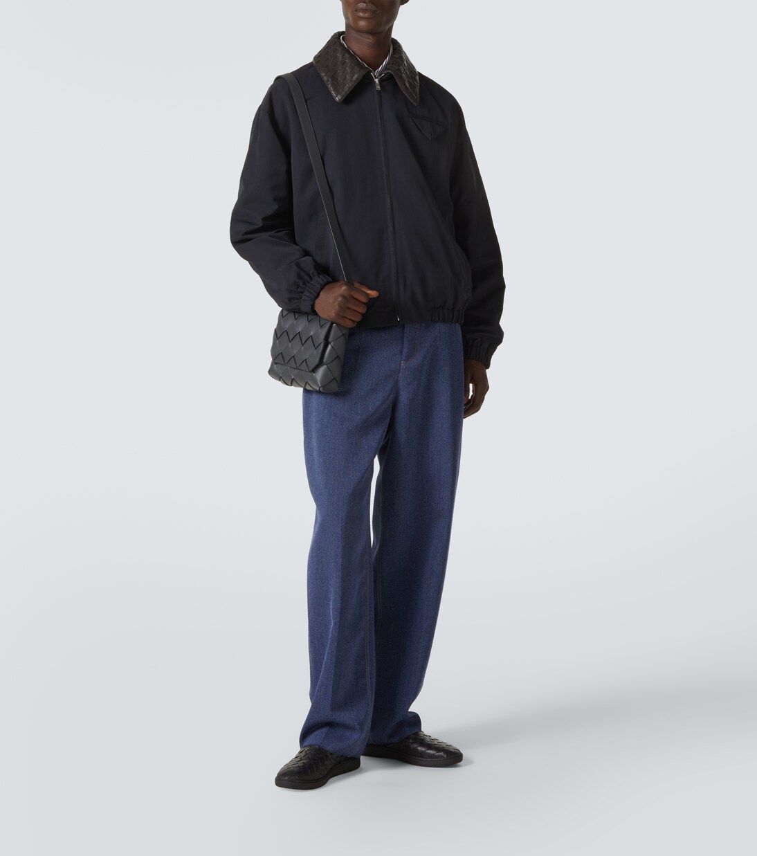 Diago Small leather crossbody bag | Bottega Veneta