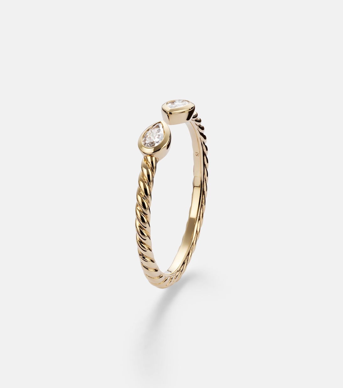 Ring Petite Modern Renaissance® aus 18kt Gelbgold mit Diamanten | David Yurman