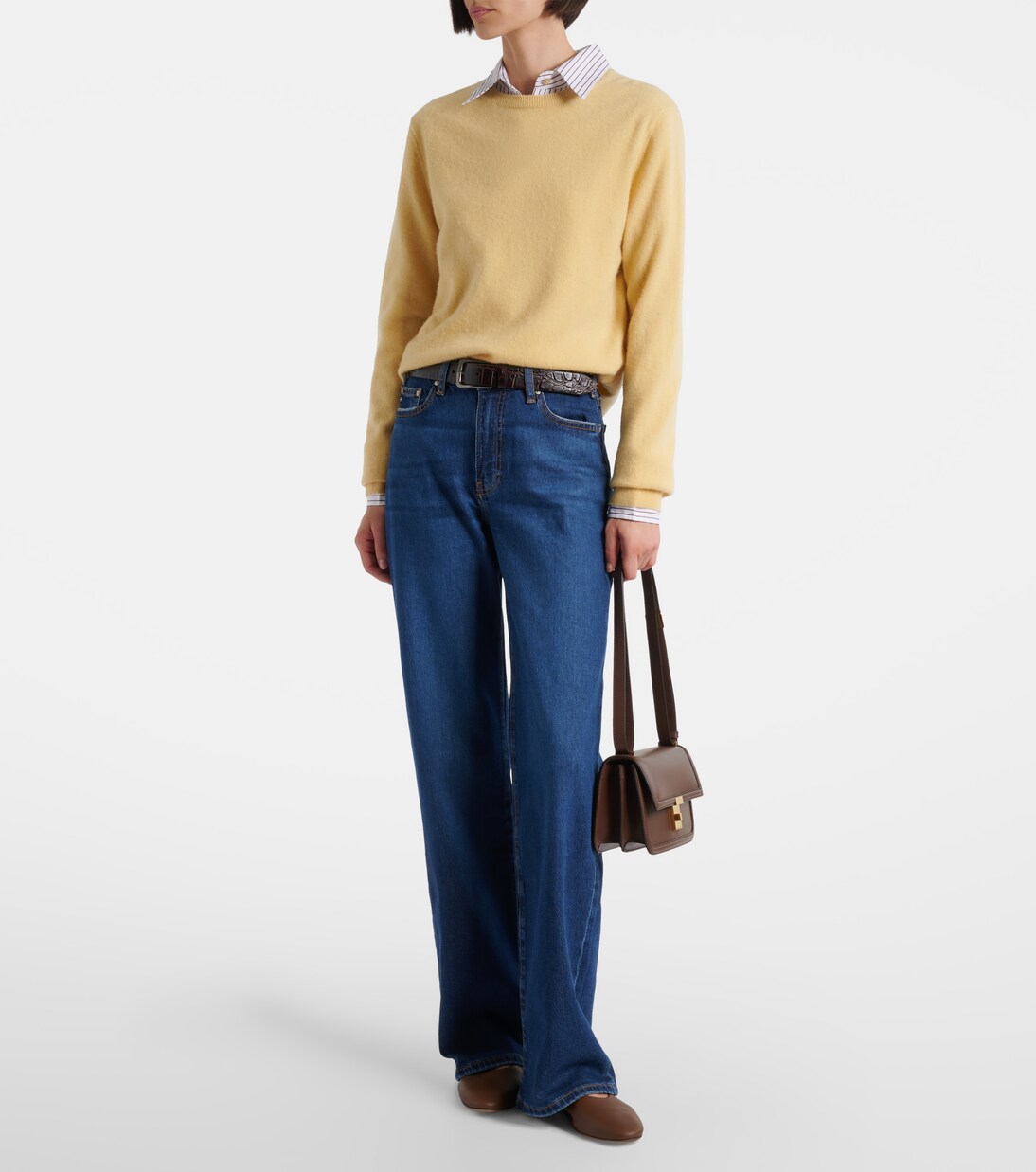 Mid-Rise Wide-Leg Jeans New Baggy | AG Jeans