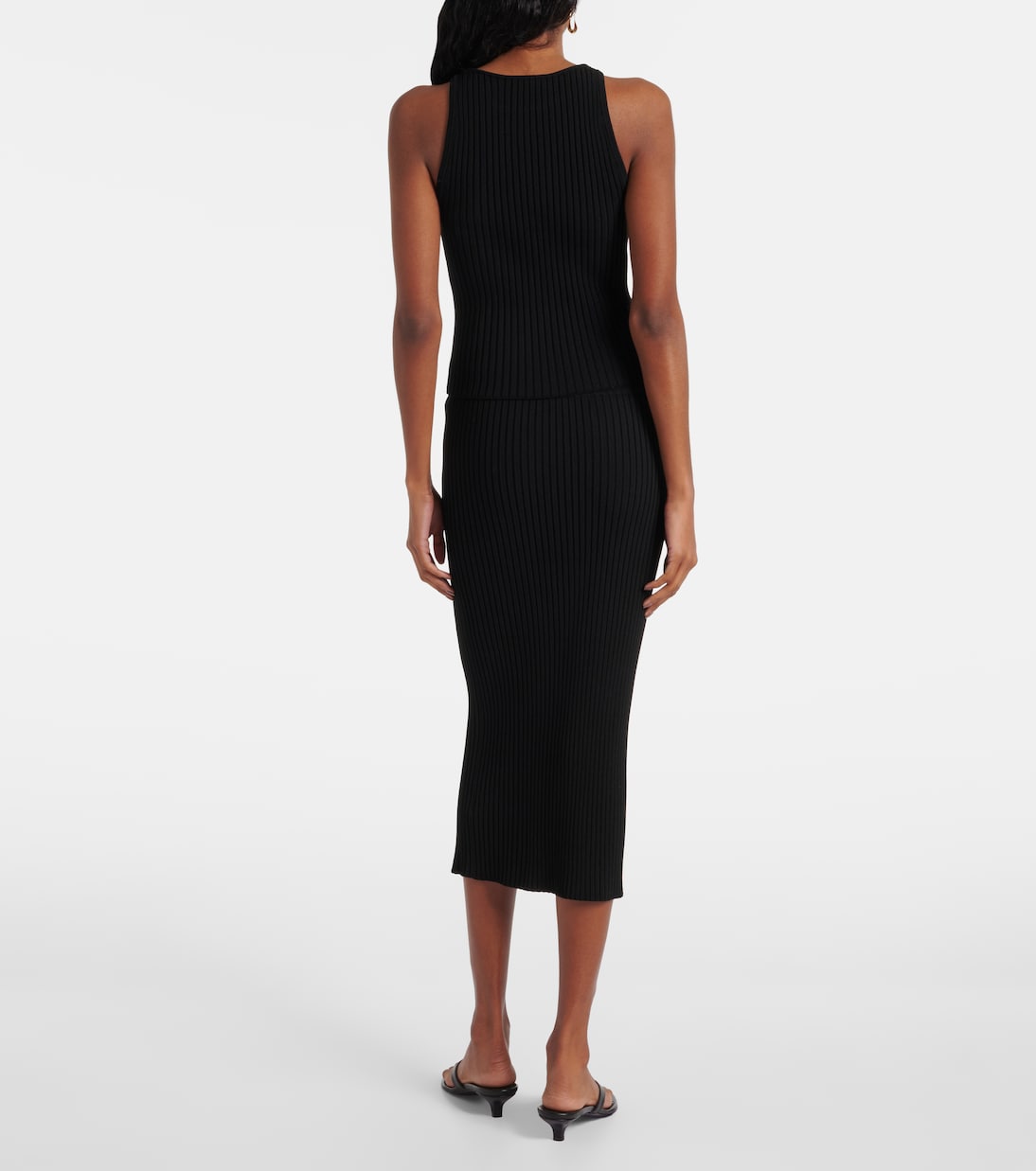 Nelson 임벨리시드 리브 니트 탑 | Veronica Beard