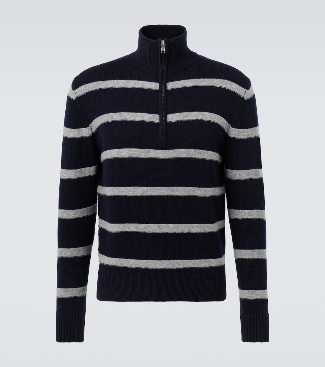 Wool and cashmere half-zip sweater | Allude