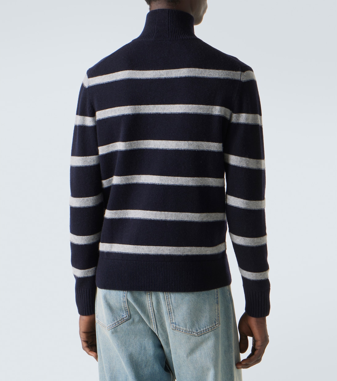 Wool and cashmere half-zip sweater | Allude