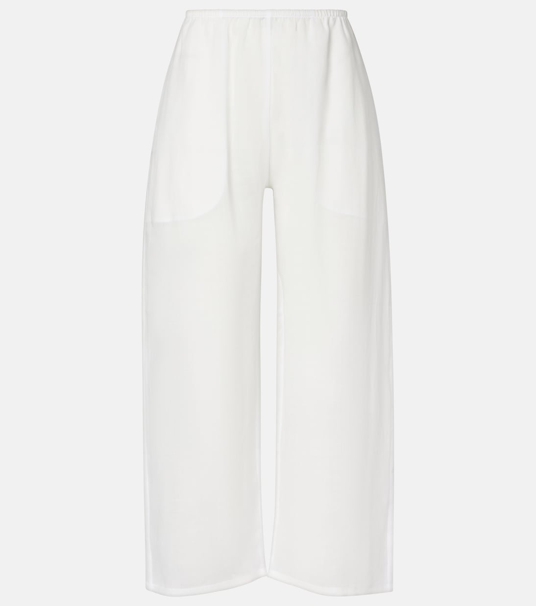 Pantalon ample raccourci Niko en ramie | Leset