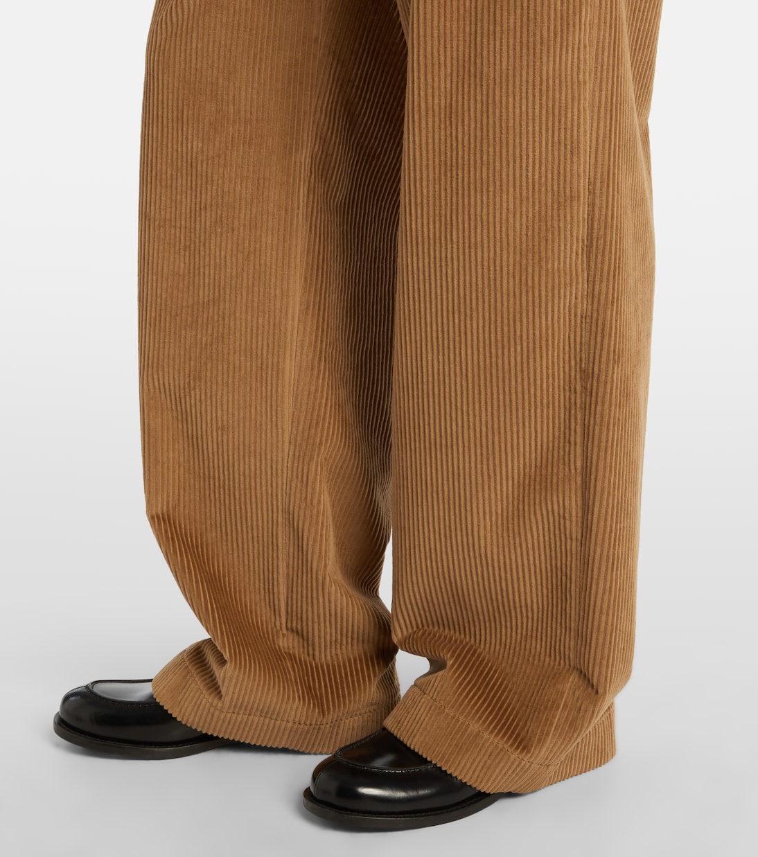 Cotton corduroy wide-leg pants | Miu Miu