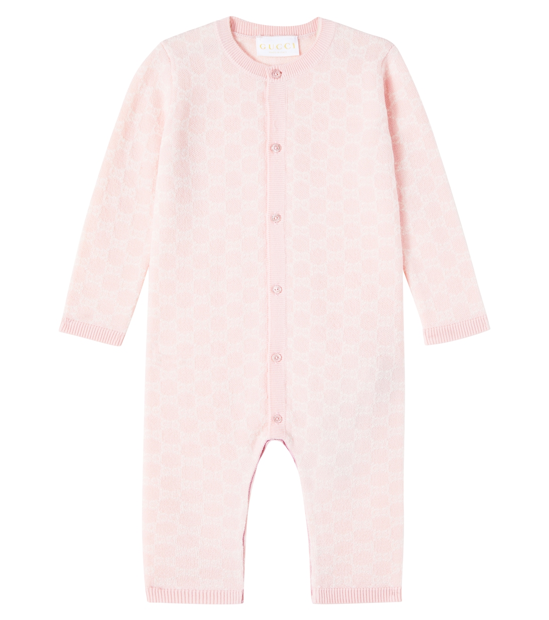 Baby GG wool jacquard onesie | Gucci Kids
