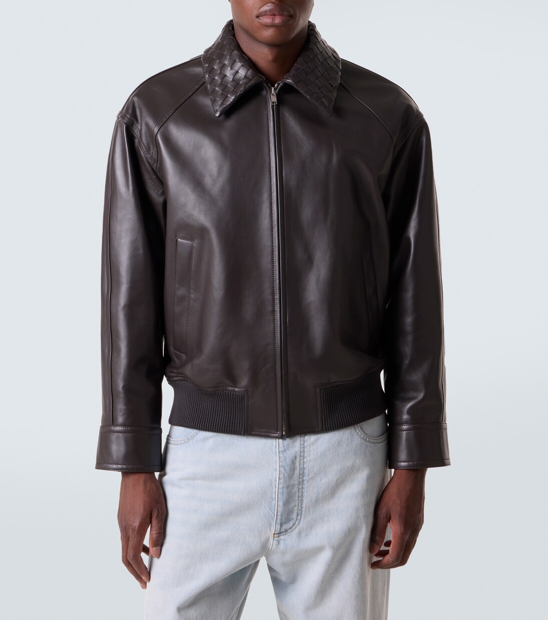 Intrecciato leather jacket | Bottega Veneta