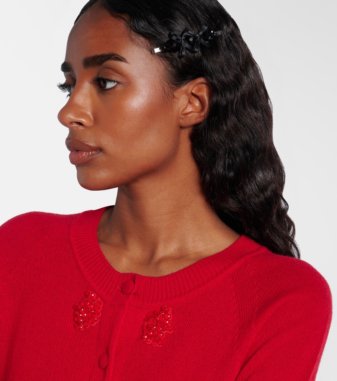 Pinza para el pelo con cristales | Simone Rocha