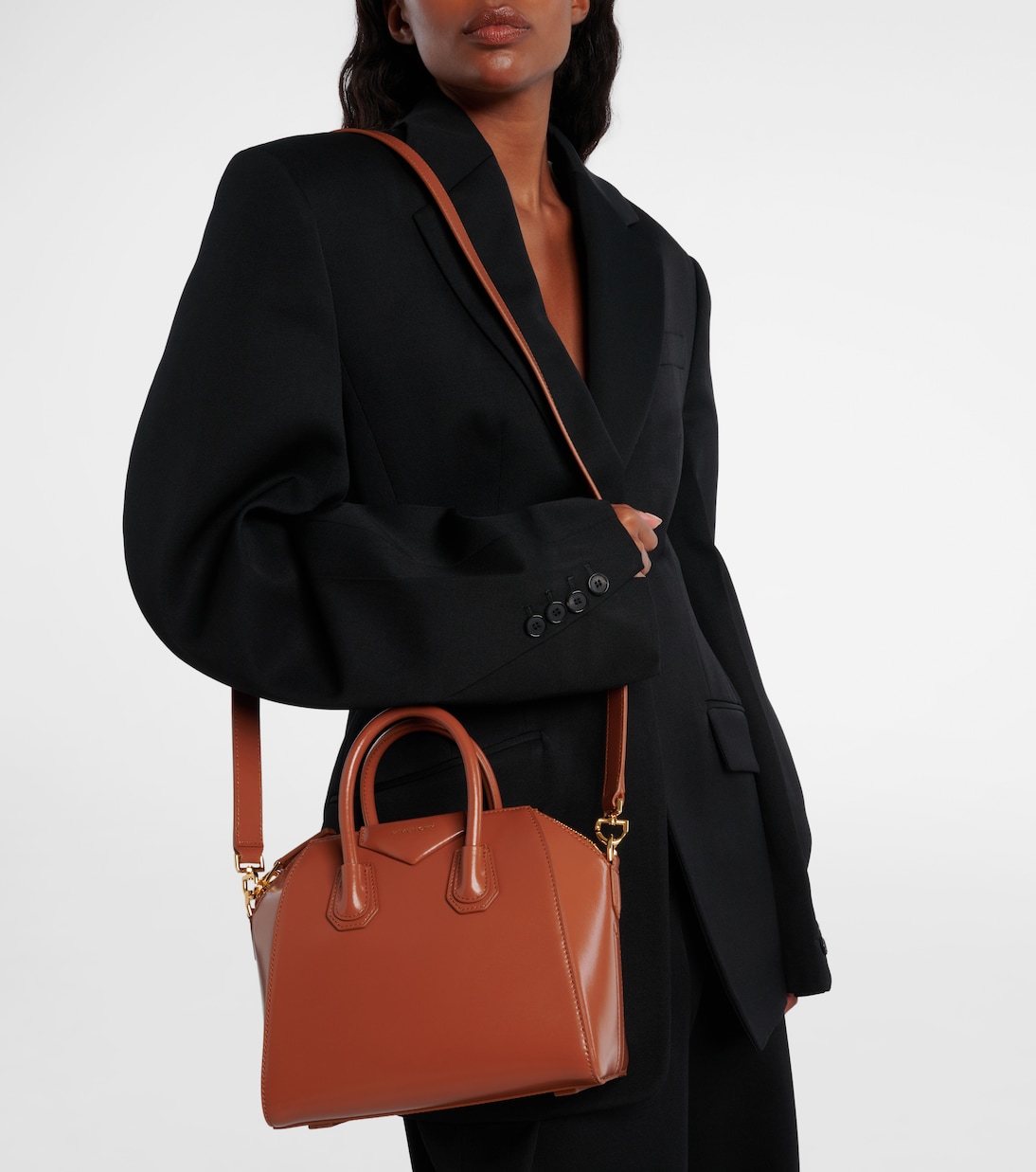 Antigona Mini leather tote bag | Givenchy