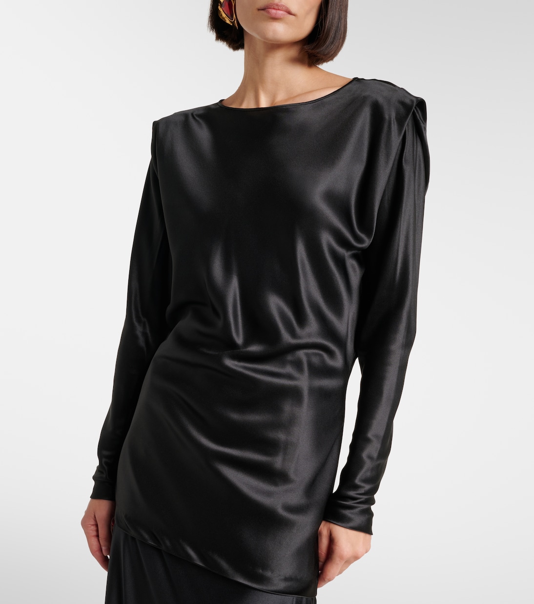 Top aus Seidensatin | Saint Laurent