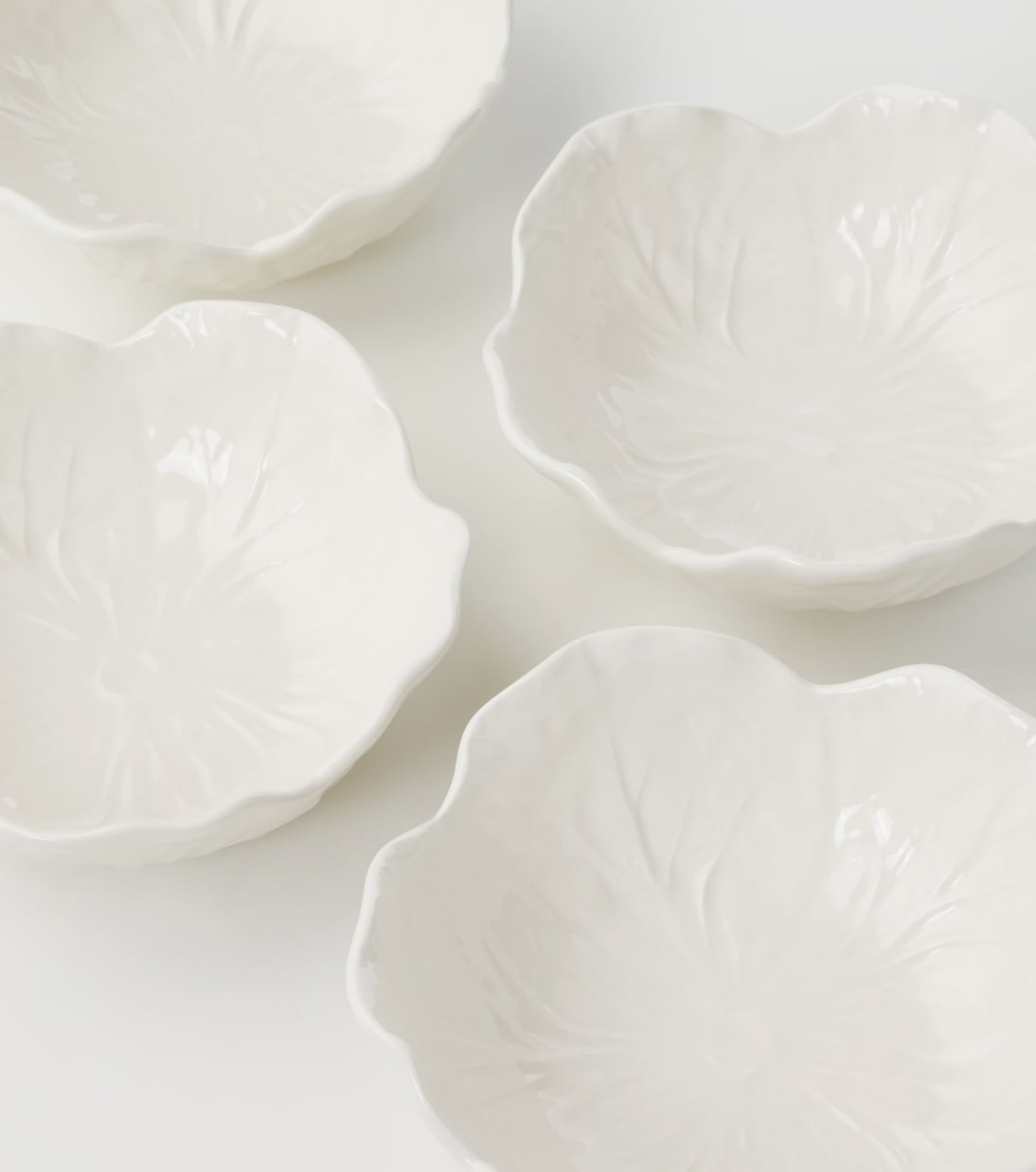 Cabbage set of 4 ceramic bowls | Bordallo Pinheiro
