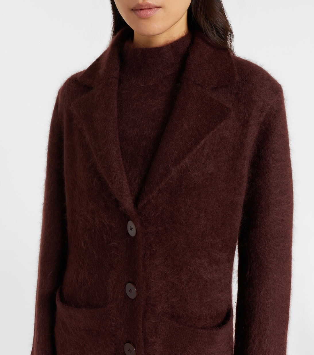 Mantel Fluffy Statement aus einem Wollgemisch | Dorothee Schumacher