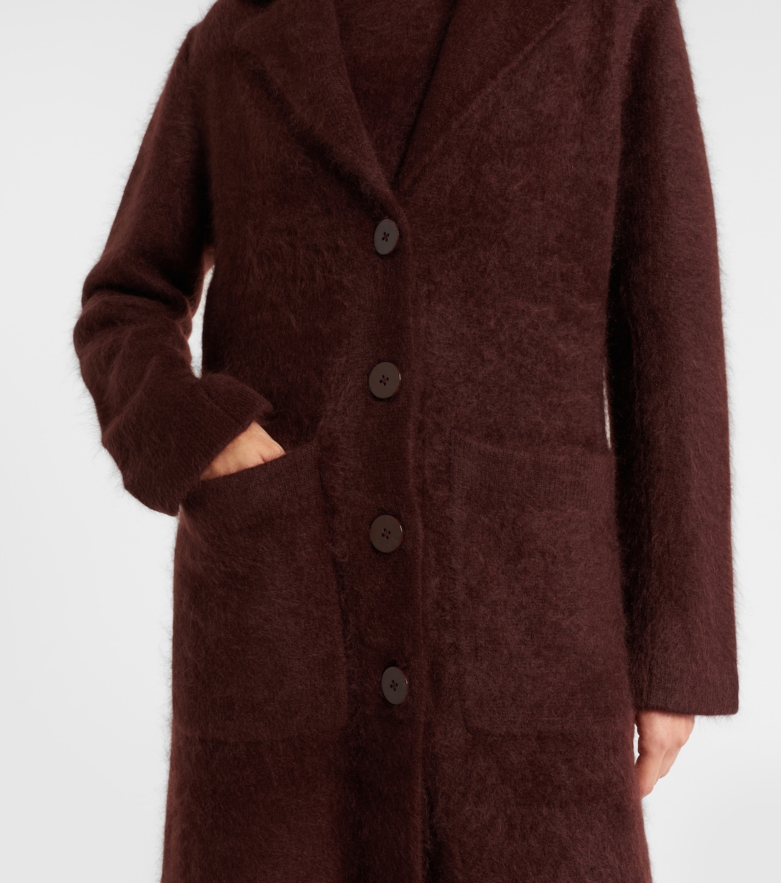 Mantel Fluffy Statement aus einem Wollgemisch | Dorothee Schumacher