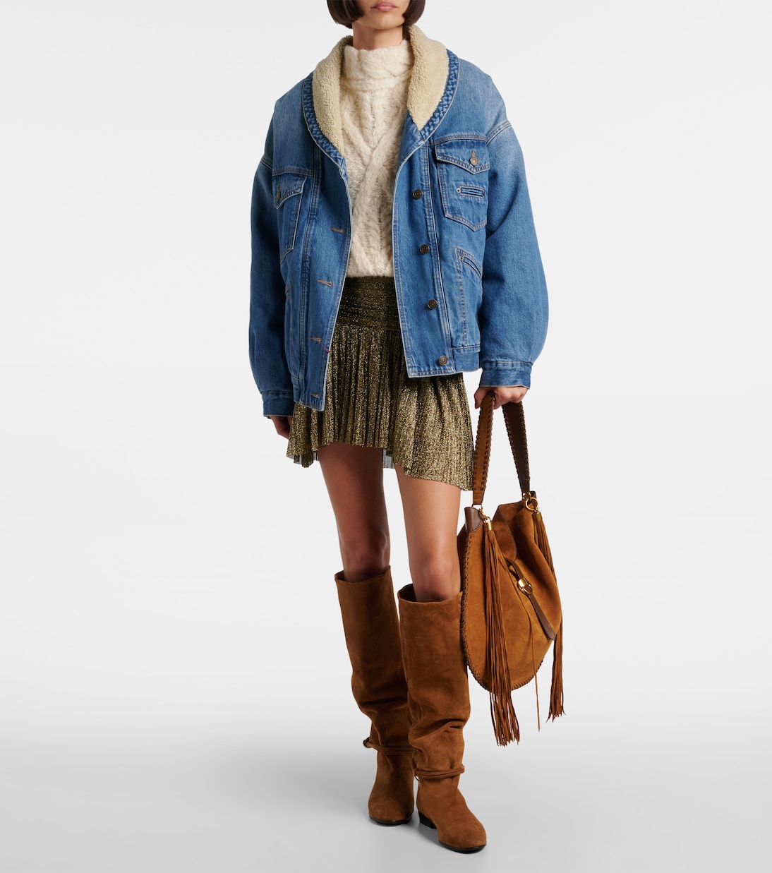 Nynel suede knee-high boots | Isabel Marant