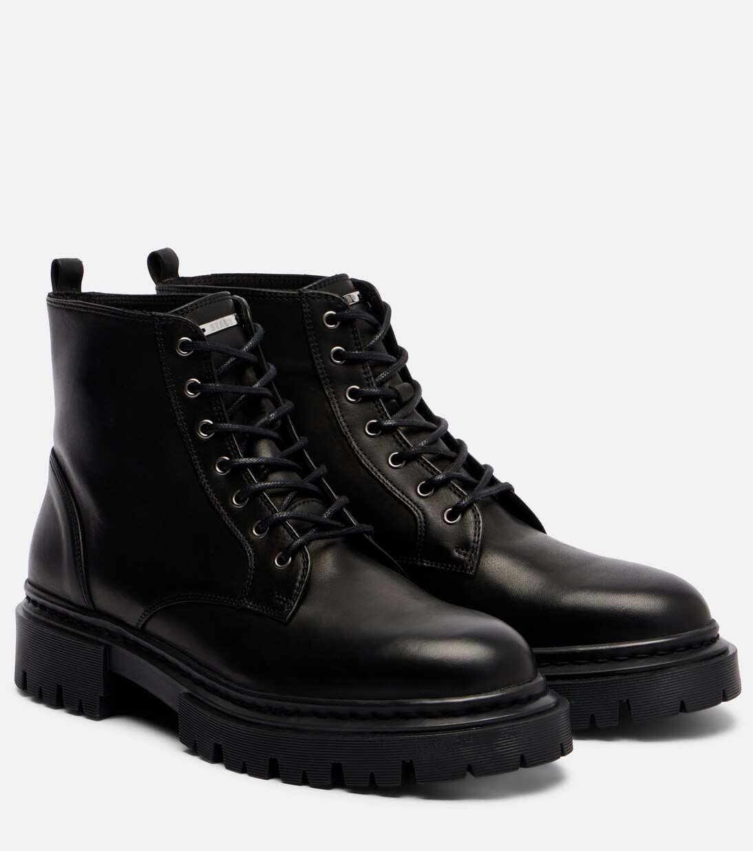 Henry leather combat boots | Staud