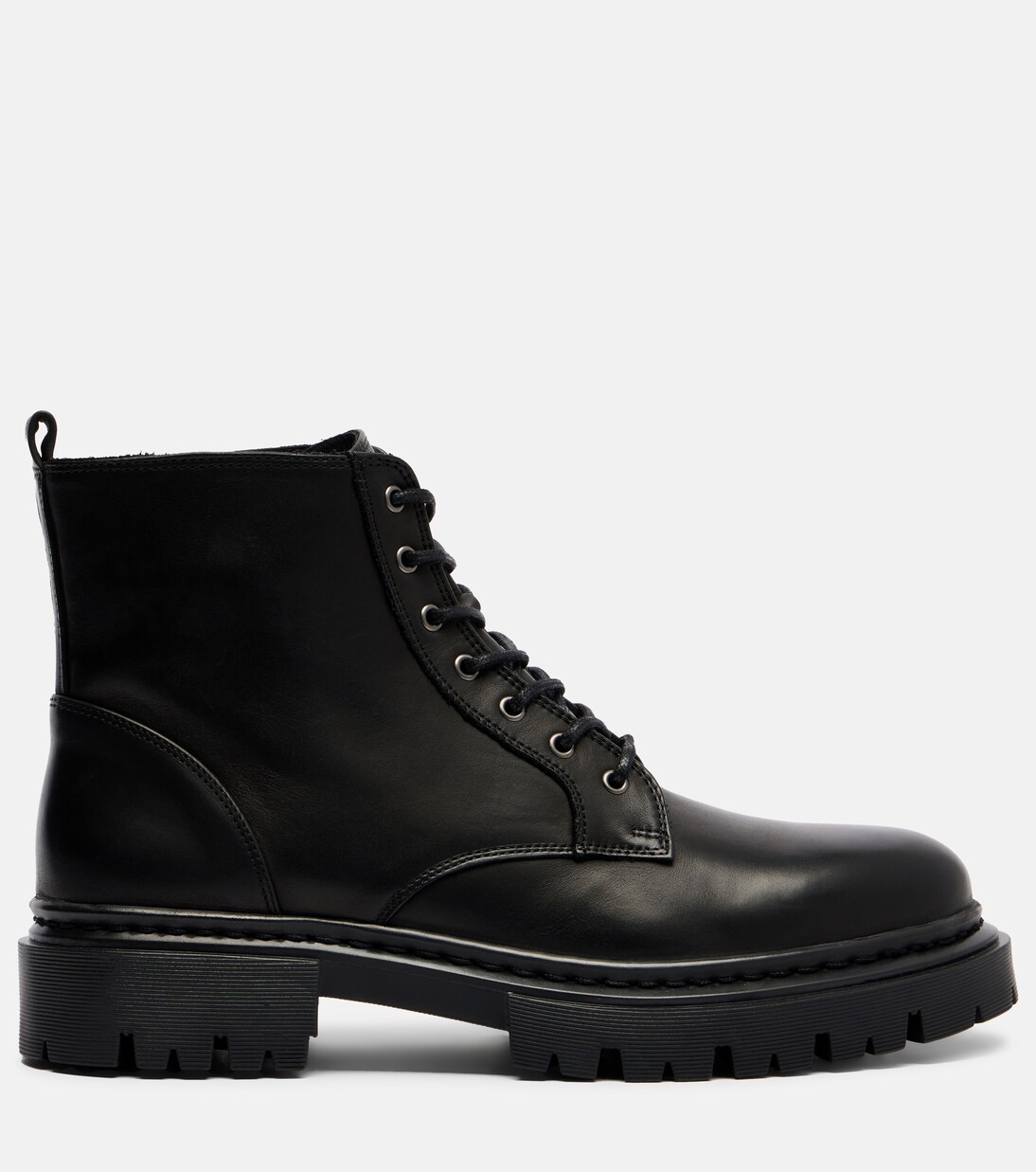 Henry leather combat boots | Staud