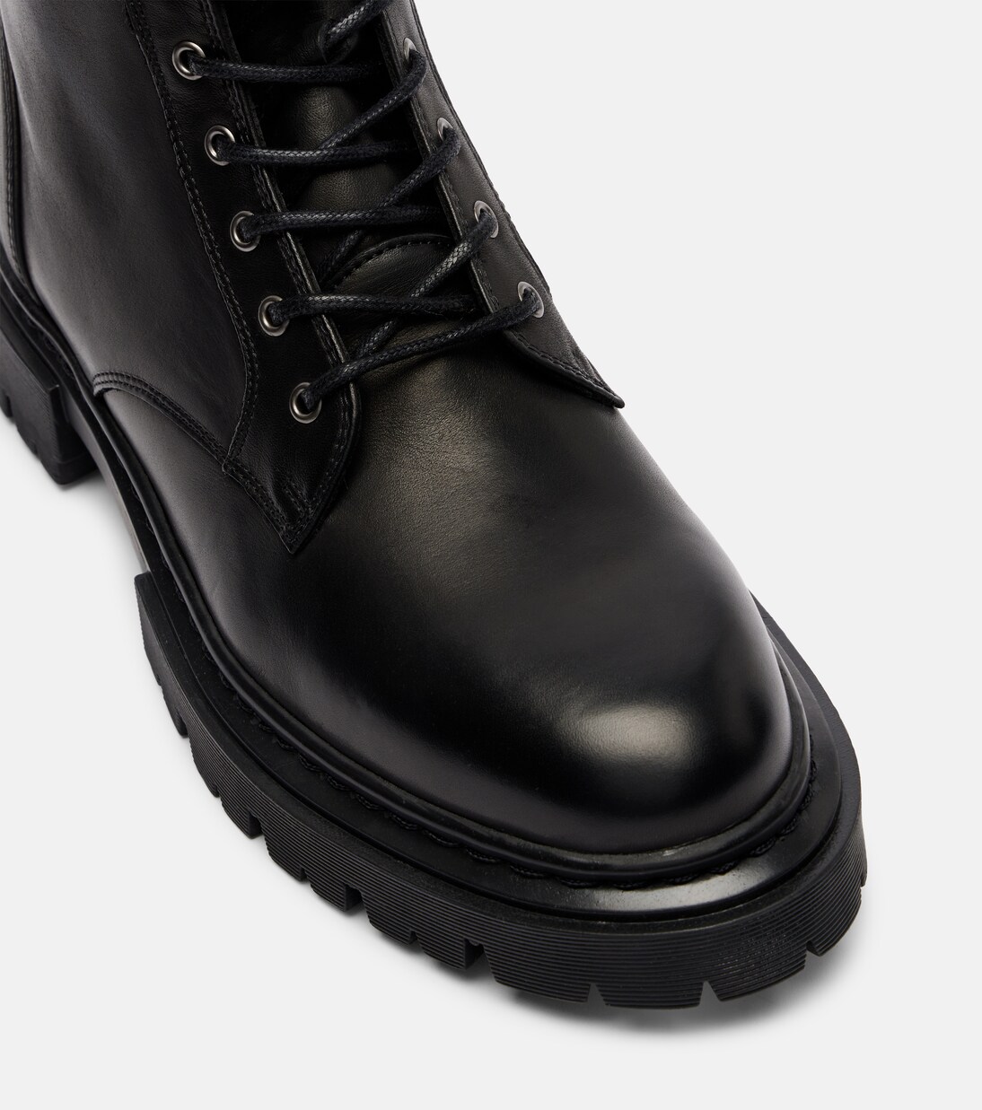 Henry leather combat boots | Staud