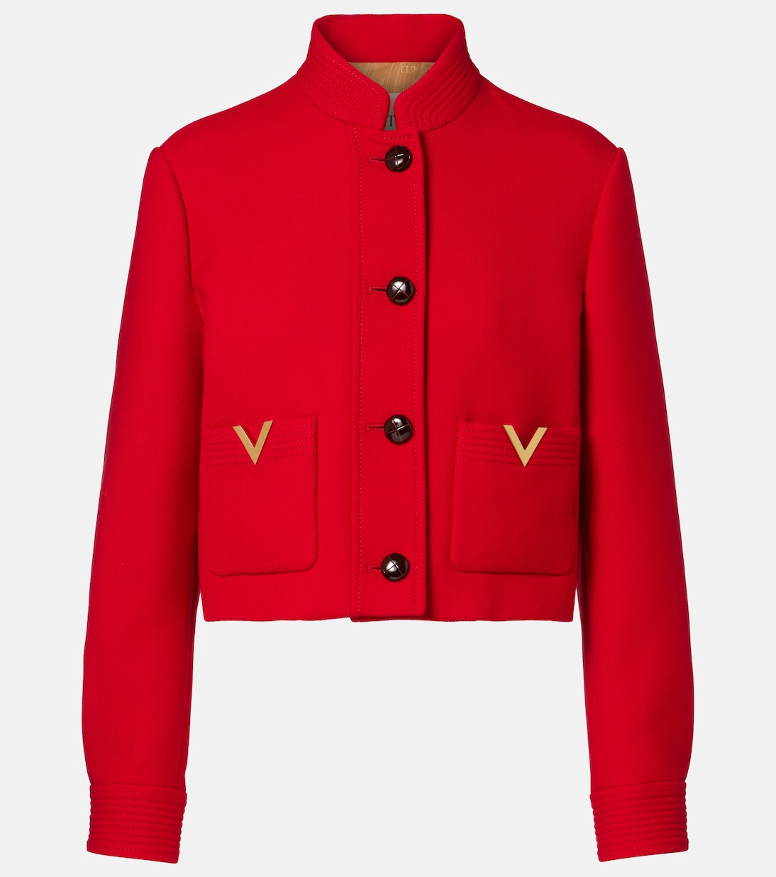 VGold wool and silk jacket | Valentino