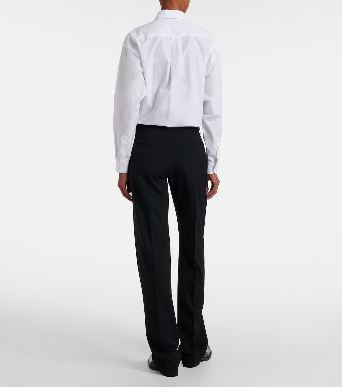 Hiram wool straight pants | The Row