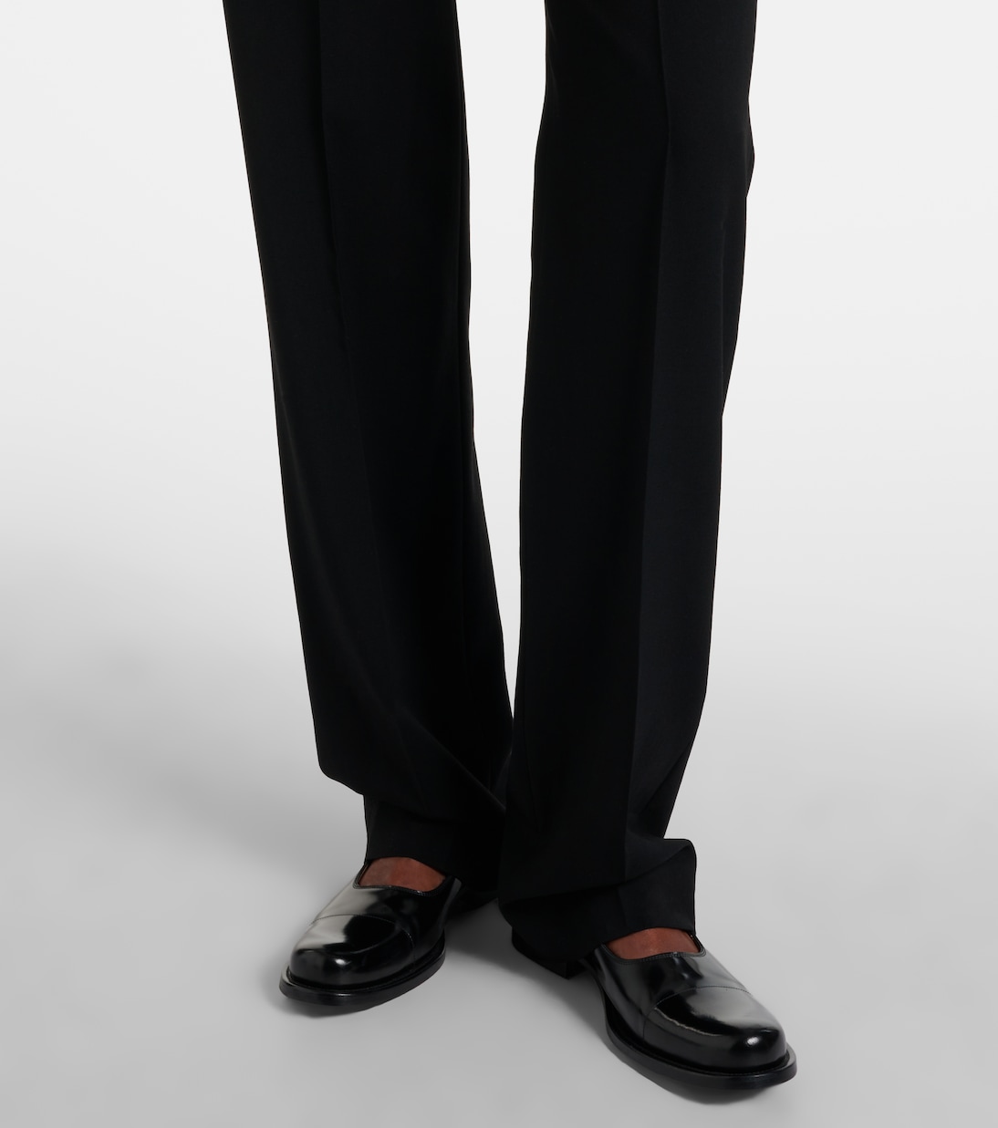 Hiram wool straight pants | The Row