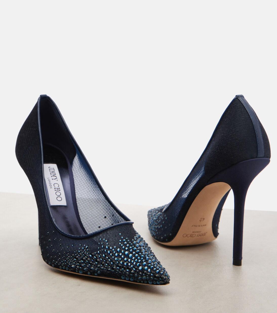 Love 100 crystal-embellished pumps | Jimmy Choo